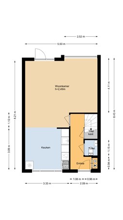 Getijmolenerf 1, 2807 GG Gouda - BG Getijmolenerf 1 (2D).jpg