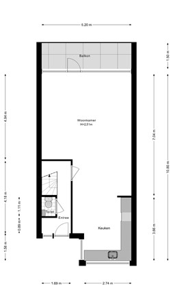 Grote Beer 9, 7904 LW Hoogeveen - woonverdieping.jpg