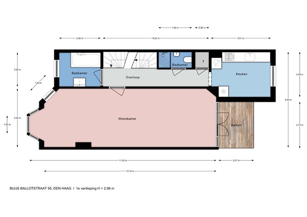 Buijs Ballotstraat 95, 2563 ZK Den Haag - 1e verdieping.jpg