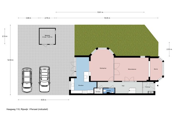 Haagweg 110, 2282 AG Rijswijk - Perceel.jpg