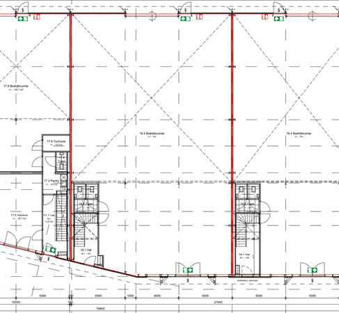 Havenstraat 13D04, 7005 AG Doetinchem - Tekening unit 18 begane grond met voorzieningen.png