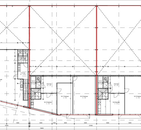Havenstraat 13D04, 7005 AG Doetinchem - Tekening unit 18 verdieping met voorzieningen.png