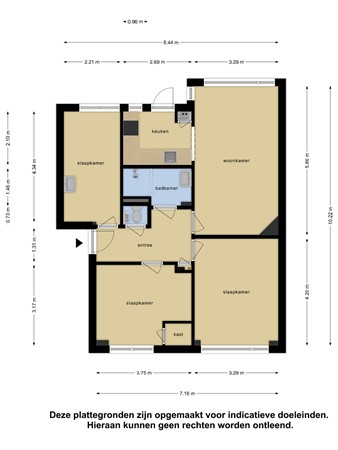 Floorplan - Gorechtkade 68, 9713 CD Groningen