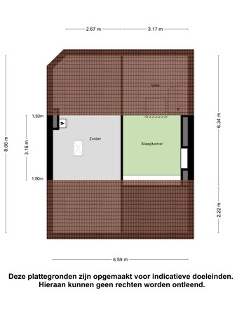 Floorplan - Eyssoniusstraat 31A, 9714 BR Groningen