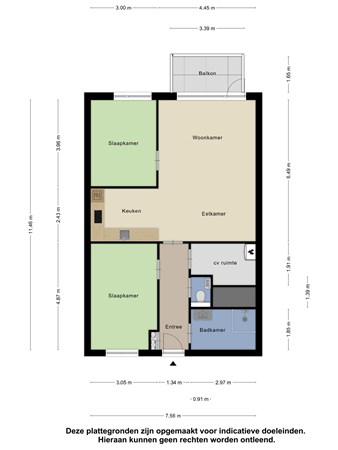 Floorplan - Verlengde Meeuwerderweg 29, 9723 ZM Groningen