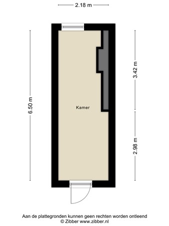 Floorplan - Floresplein 50, 9715 HL Groningen