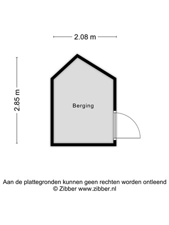 Floorplan - Koeriersterweg 3A, 9727 AA Groningen