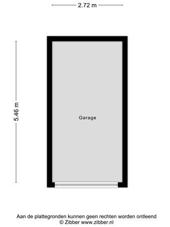 Floorplan - Koeriersterweg 3A, 9727 AA Groningen
