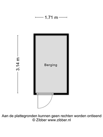 Floorplan - Grunostraat 39, 9727 EJ Groningen