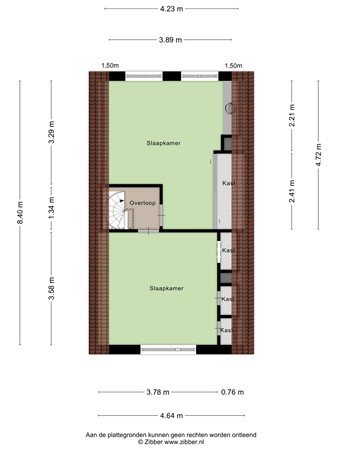 Floorplan - Damsterdiep 296, 9713 ES Groningen