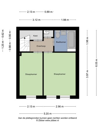 Floorplan - Fongersplaats 12, 9725 LA Groningen