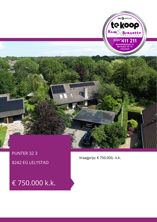 Brochure - brochure - Punter 32 3, 8242 EG Lelystad