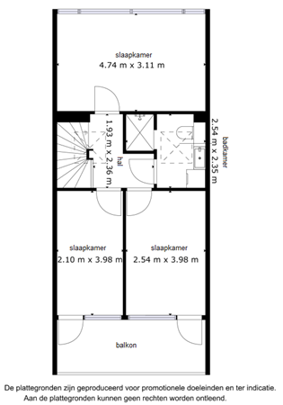 Floorplan - Middelgronden 4, 8223 ZL Lelystad