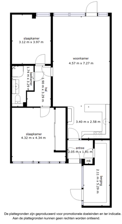 Floorplan - Kempenaar 13 7, 8231 VR Lelystad