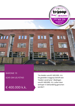 Brochure - brochure - Baronie 19, 8245 GM Lelystad