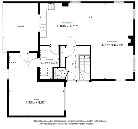 Floorplan - Schoener 44 9, 8243 XJ Lelystad