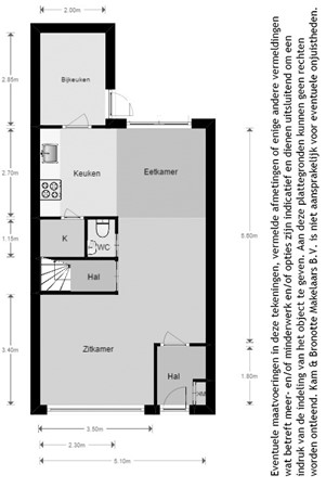 Floorplan - Horst 11 3, 8225 LA Lelystad