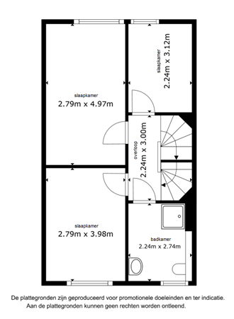 Floorplan - Smederij 40, 8253 LR Dronten