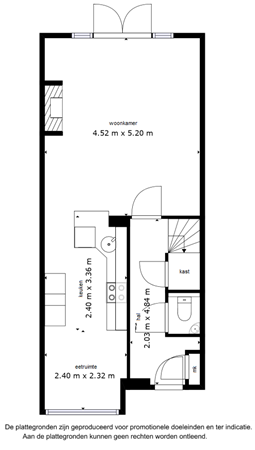 Floorplan - Piranesistraat 37, 1328 RL Almere