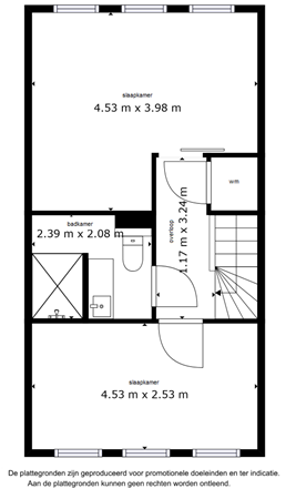 Floorplan - Piranesistraat 37, 1328 RL Almere