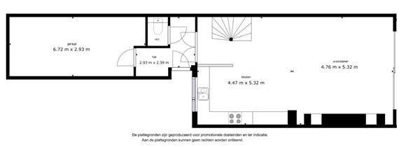 Floorplan - Archipel 34 25, 8224 HG Lelystad