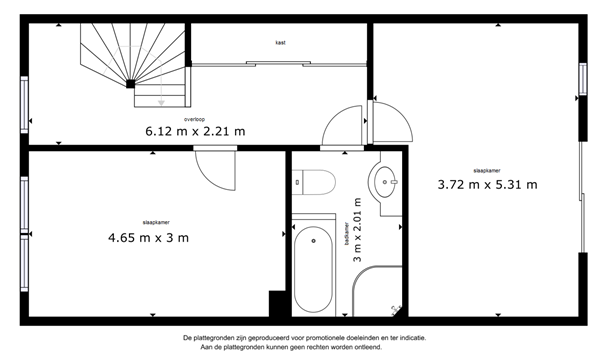 Floorplan - Archipel 34 25, 8224 HG Lelystad