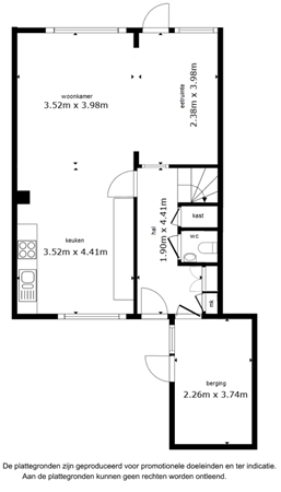 Floorplan - Botter 24 40, 8232 KC Lelystad