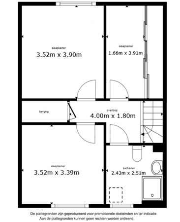 Floorplan - Botter 24 40, 8232 KC Lelystad