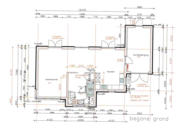 Floorplan - Groenendaal 3, 8219 DB Lelystad