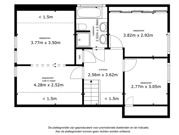 Floorplan - Jol 32 29, 8243 HC Lelystad