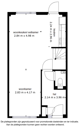 Floorplan - Zoom 17 7, 8225 KL Lelystad