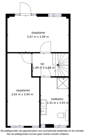 Floorplan - Zoom 17 7, 8225 KL Lelystad