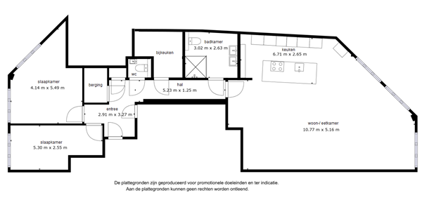 Floorplan - Schoonzicht 384, 8242 KH Lelystad