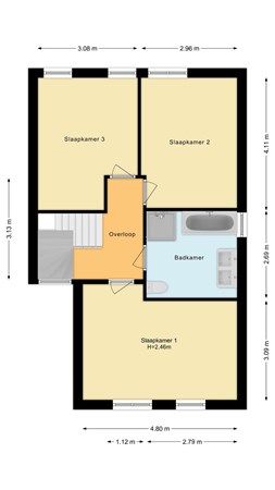 Floorplan - Beukenhof 47, 8212 EG Lelystad