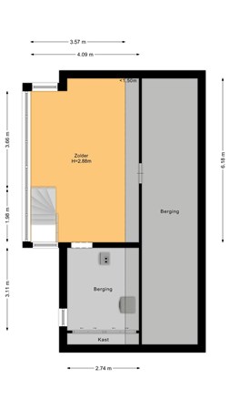 Floorplan - Beukenhof 47, 8212 EG Lelystad