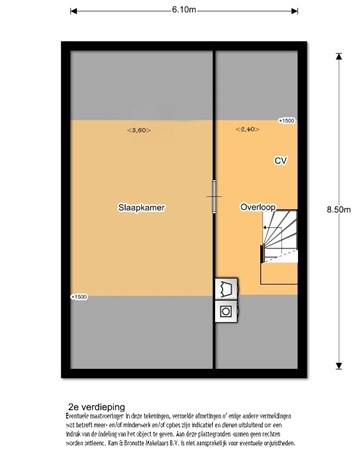 Floorplan - Bongerd 15, 8212 BA Lelystad