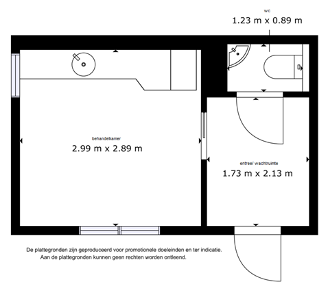 Floorplan - Schoener 12 23, 8243 TD Lelystad