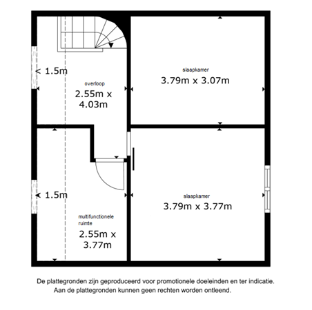 Floorplan - Schoener 12 23, 8243 TD Lelystad