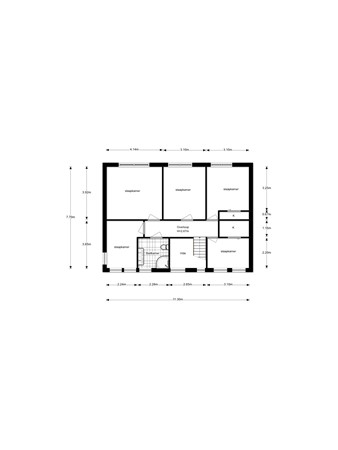 Floorplan - Birdielaan 121, 8241 AV Lelystad