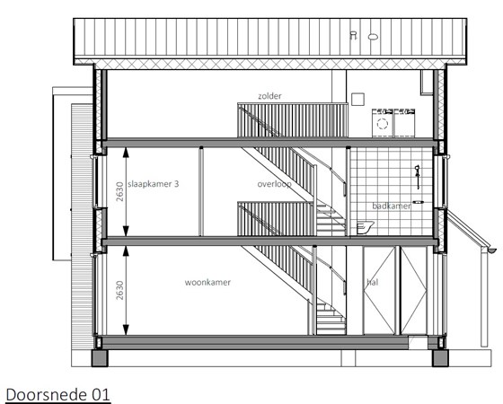 Floorplan - Pinksterbloemlaan 98, 8245 LA Lelystad