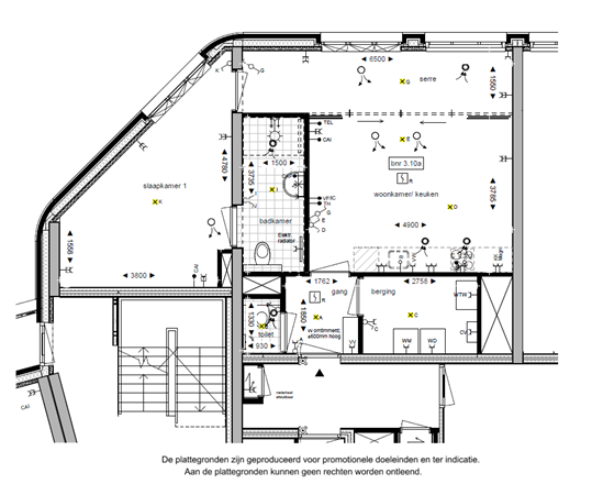 Floorplan - Schoonzicht 250, 8242 KH Lelystad