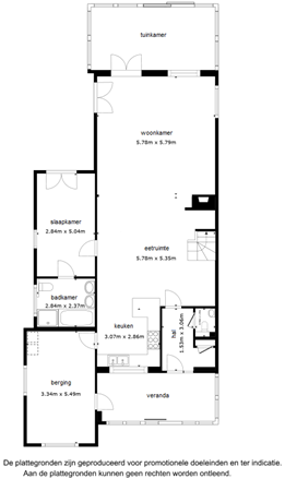 Floorplan - Vennendal 66, 8219 CE Lelystad