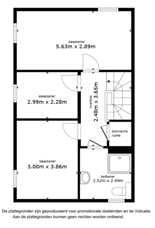 Floorplan - Vennendal 66, 8219 CE Lelystad