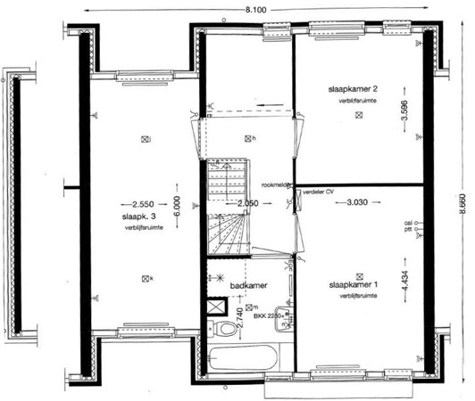 Floorplan - Zevenwouden 24, 8245 CC Lelystad