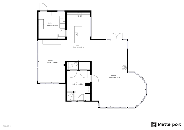 Floorplan - Birdielaan 29, 8241 BB Lelystad