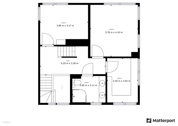 Floorplan - Birdielaan 29, 8241 BB Lelystad