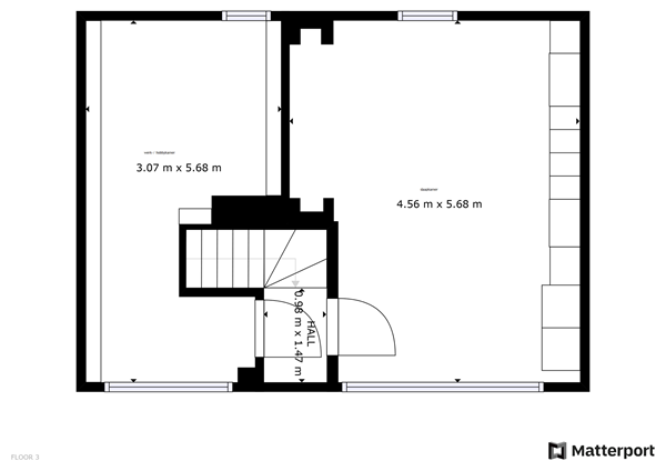 Floorplan - Birdielaan 29, 8241 BB Lelystad