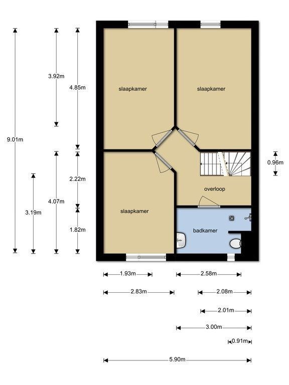 mediumsize floorplan