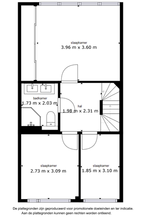 Floorplan - Strand 51, 8224 EC Lelystad