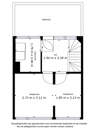 Floorplan - Strand 51, 8224 EC Lelystad